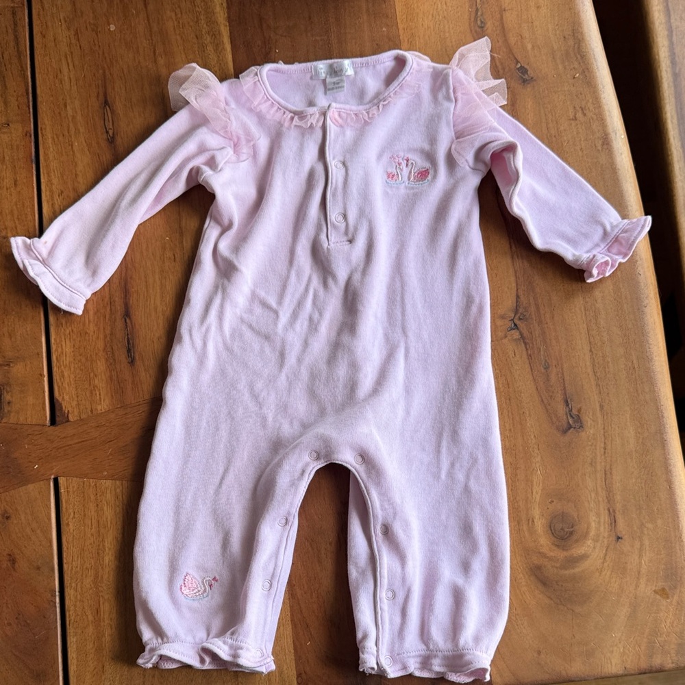 Kissy Kissy Swan Romper